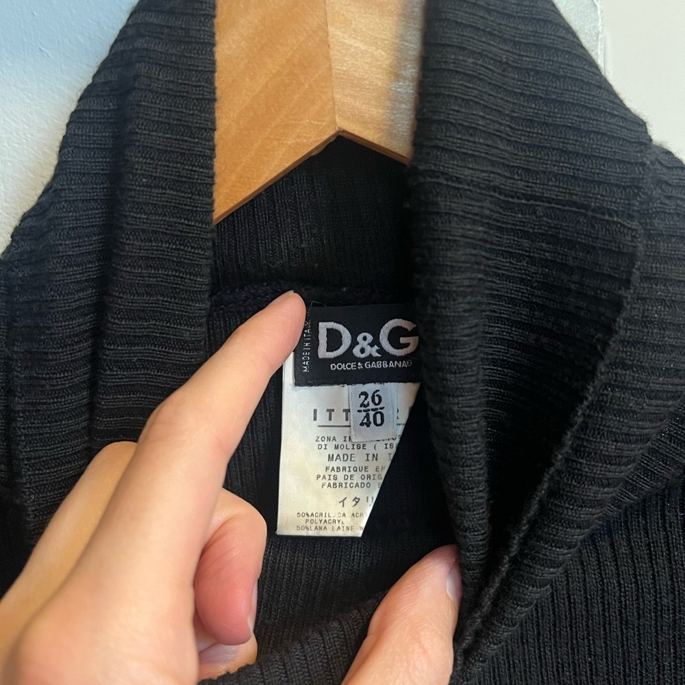 Dolce & Gabbana Classic Black Turtleneck
